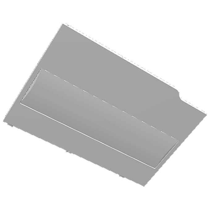 AEG zijpaneel, rechts, wit, 546.5x806mm 1463508372