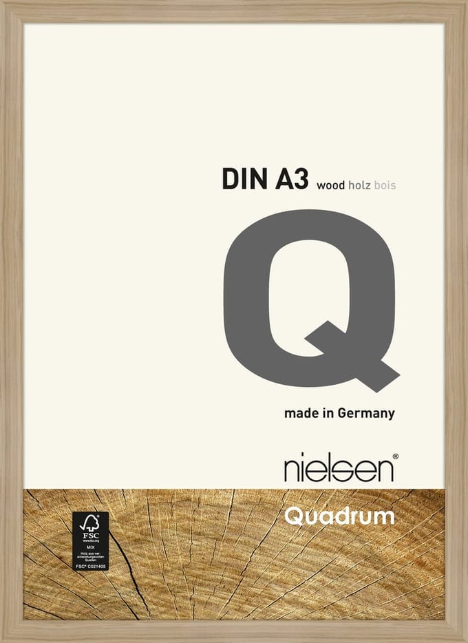 Nielsen Quadrum Houten Wissellijst Oak Naturel 29,7x42cm (A3)