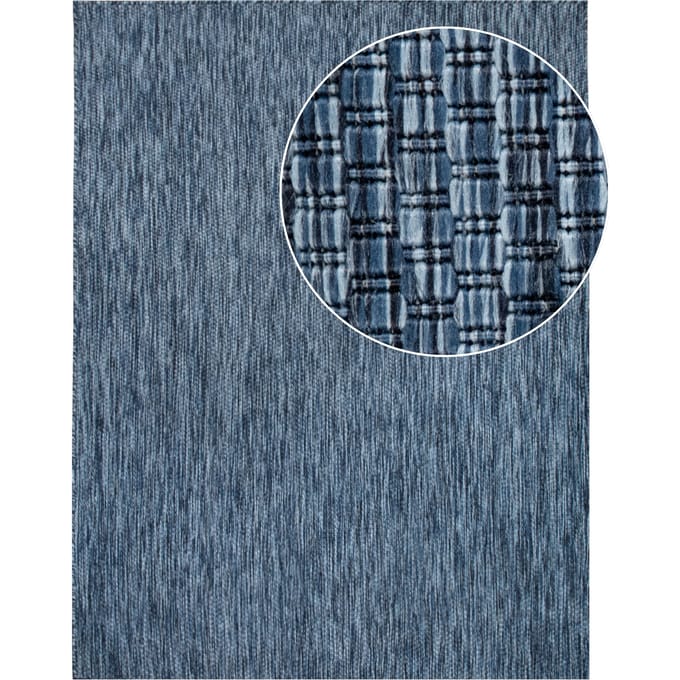 Binnen- en buitenkleed Venezia blauw 80x150 cm