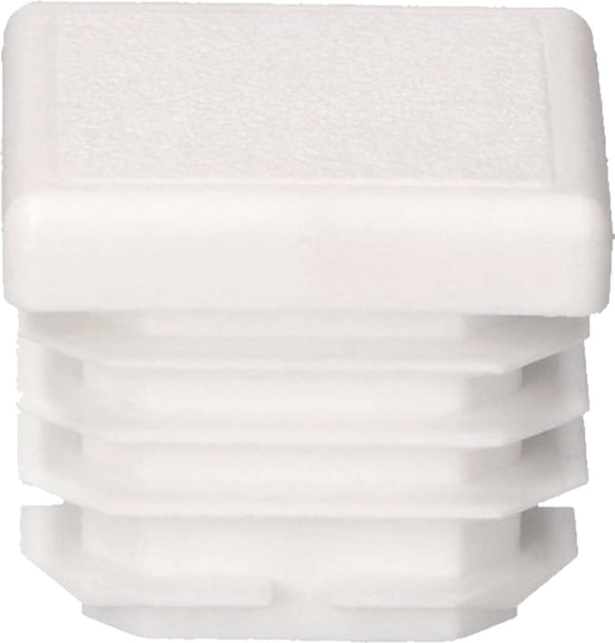 Insteekdop Stoel en Tafel - Stoelpootdop Insteek - Vierkant - 35x35mm - Wit