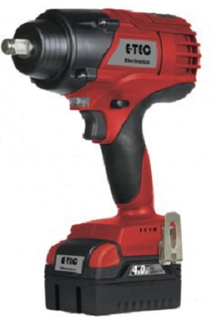 E-Tec 1/2'' Accu Slagmoersleutel