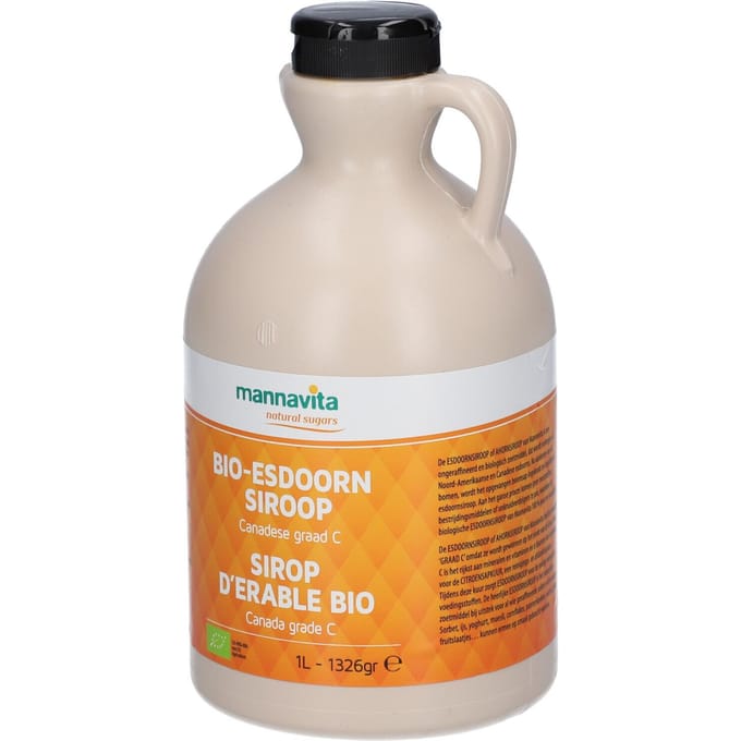 Mannavital Ahornsiroop Bio Zoetmiddel Graad C 1l