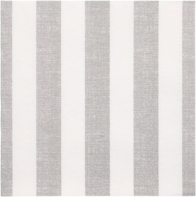 8x 20 Servetten ROYAL Collection 1/4 vouw 40 cm x 40 cm grijs Lines