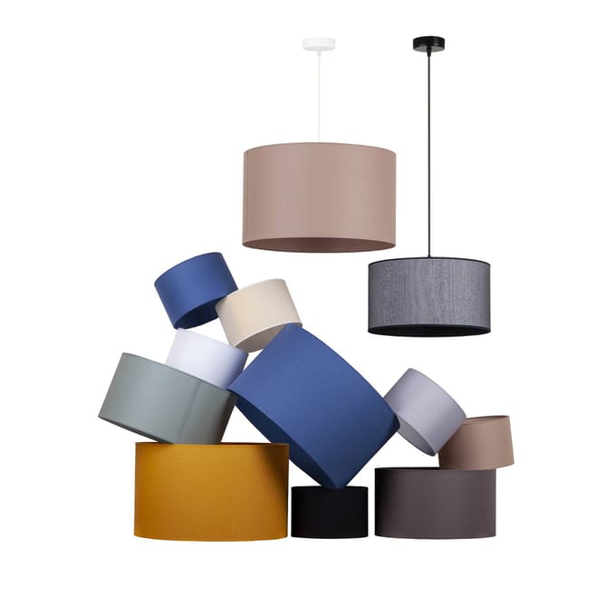 Duolla Lampenkap Roller Ø 50 cm, wit