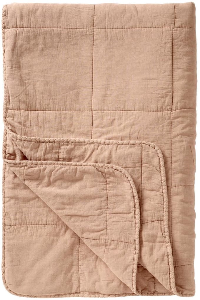 Ib Laursen - Vintage Quilt / Bedsprei - Burned Rose - 180x130 cm