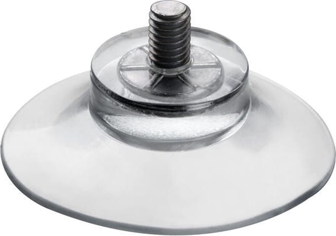 Zuignap met schroefdraad - 30 mm - 10 stuks