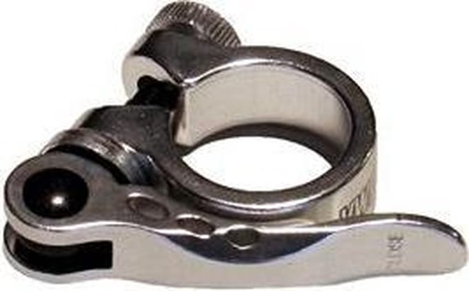 Vwp Zadelpenklem Met Snelspanner 28,6 Mm Zilver