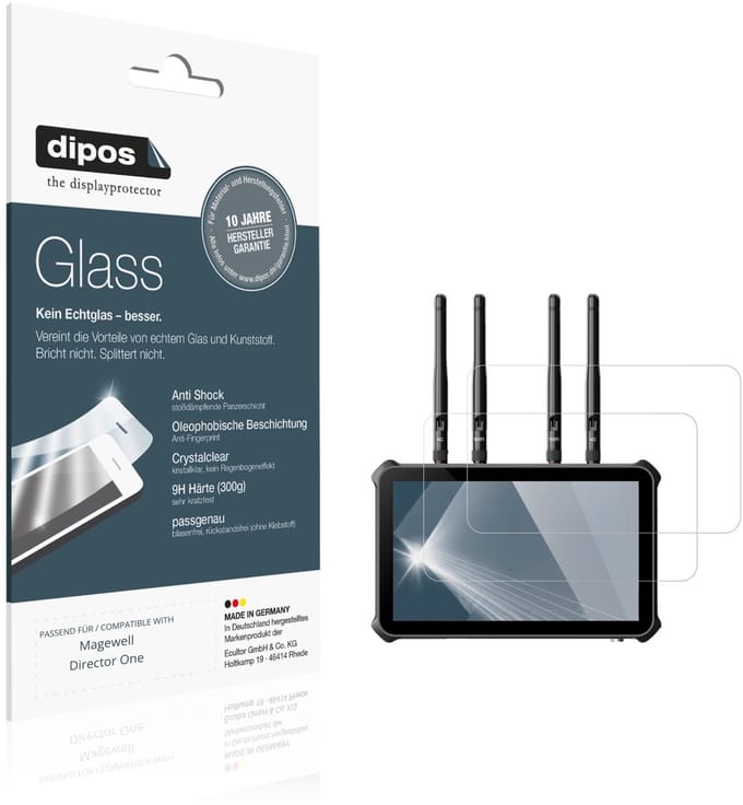 dipos – 2x Pantserfolie geschikt voor Magewell Director One | 9H Screenprotector