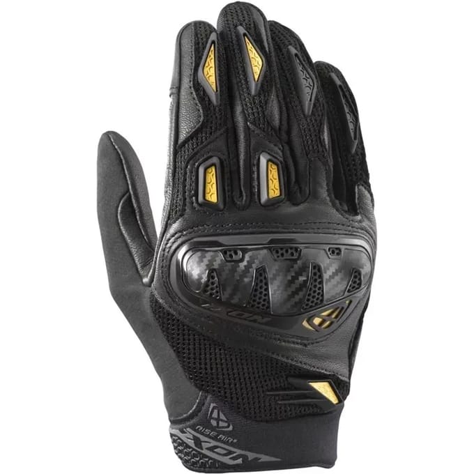 Ixon Rise Air 2 L Zwart Goud Dames Handschoenen - Handschoen
