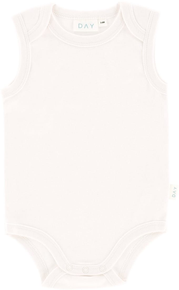 DAY Romper Mouwloos - Off White - Mt. 62/68
