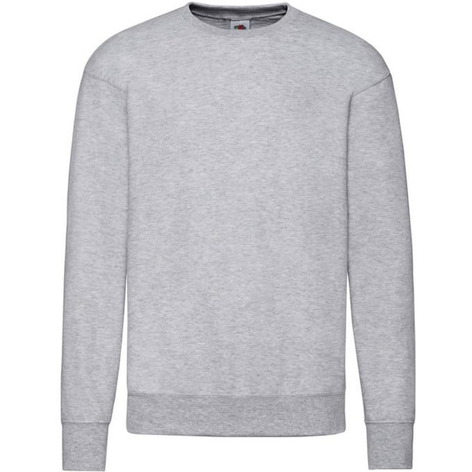 Fruit of the Loom Heren Lichtgewicht Set-In Sweatshirt (Heide Grijs)