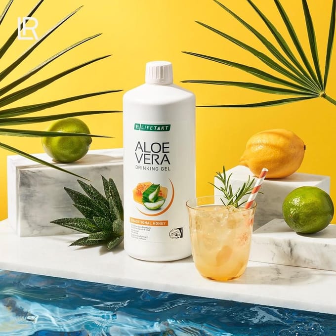 LR aloe Vera drinking gel honing 1 liter