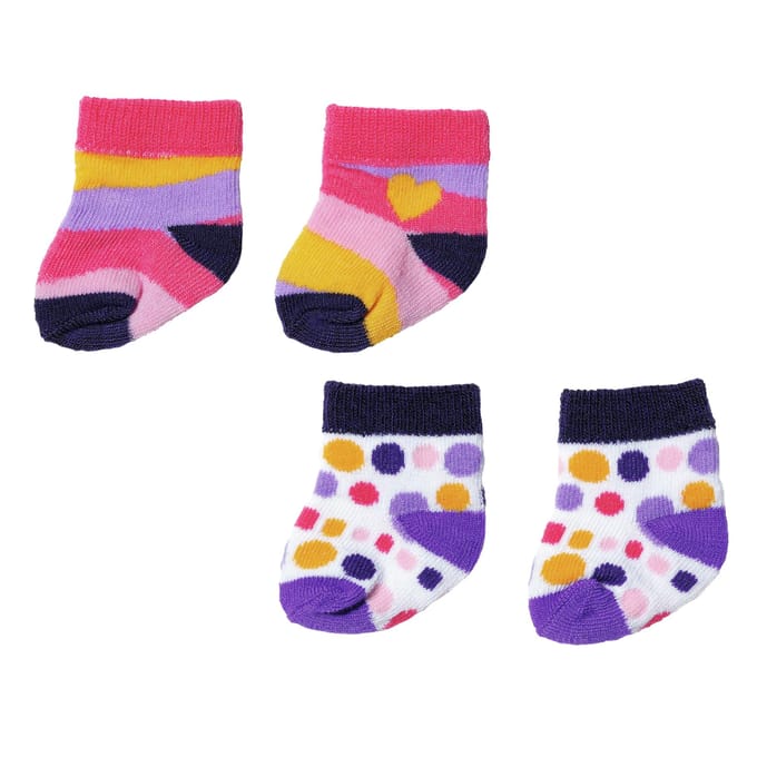 BABY born sokken - poppenaccessoire set met 2 paar sokken.