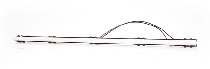 Interieurverlichting - WAS - LW15 - Neon - 19.7 - 50cm - Click on montage - met beugels - Helder - Wit - 12V-24V