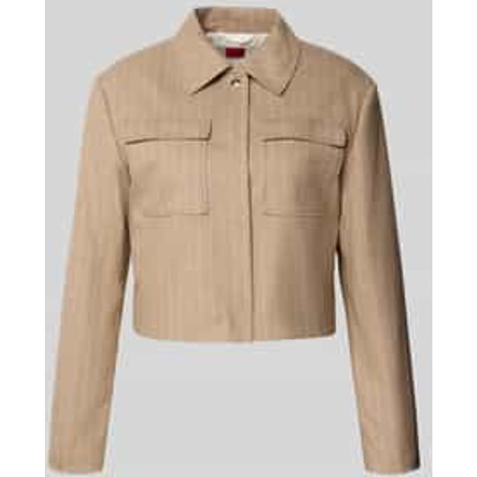 Boxy fit blazer van flanel, model 'ALERO'