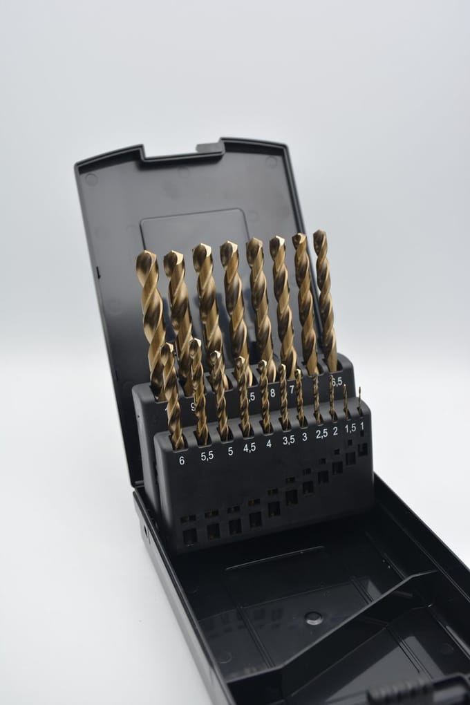 ''Projahn'' HSS-Co cobalt Spiraalboren Set 1-10mm (19stuks) DIN 338 ECO