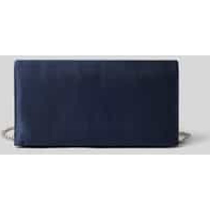 Clutch met schouderband in metallic