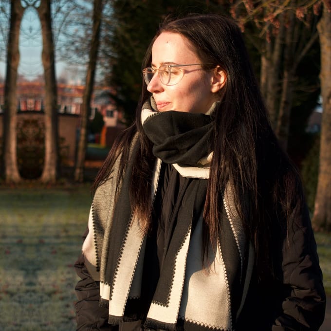 Dames sjaal | viscose | zachte sjaal | zwart | 185x70 cm
