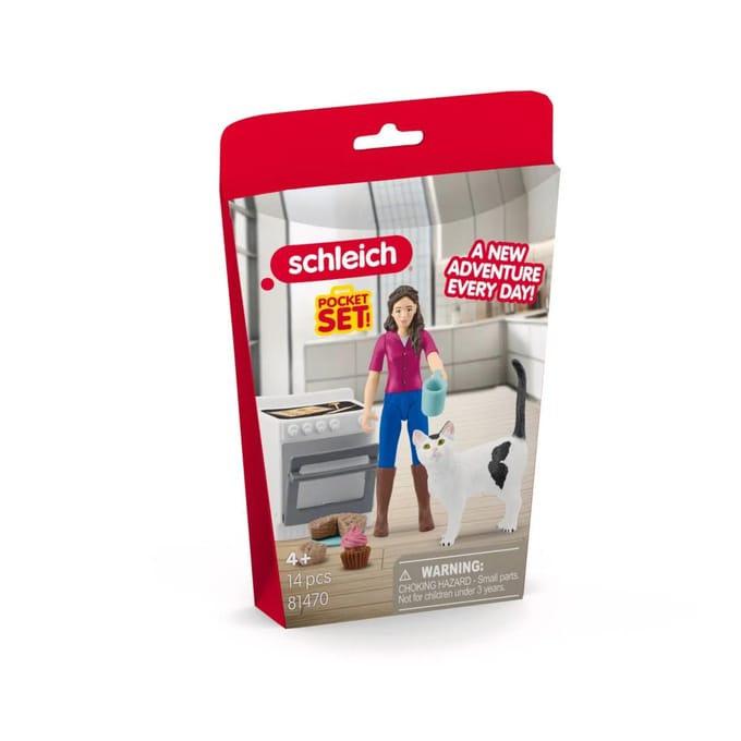 Schleich boerderij speelfiguur Baking Afternoon 81470 kunststof.