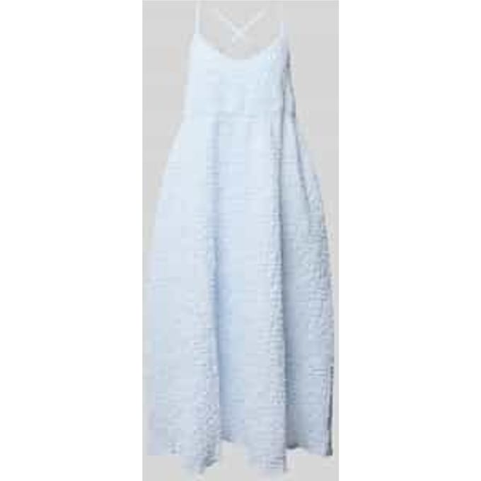 midi-jurk met structuurpatroon model 'CRISTINA'