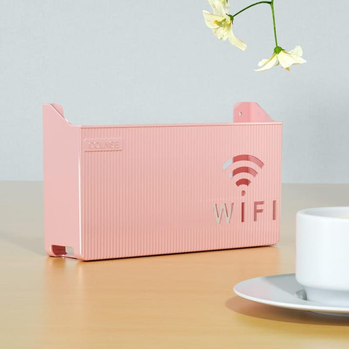 Router WiFi Opbergdoos Draadaansluiting Afdekdoos Desktop Datakabel Opbergdoos Dubbellaagse Kabelbeheerdoos