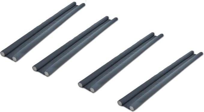Dubbele tochtstoppers - 95 cm - 4 stuks