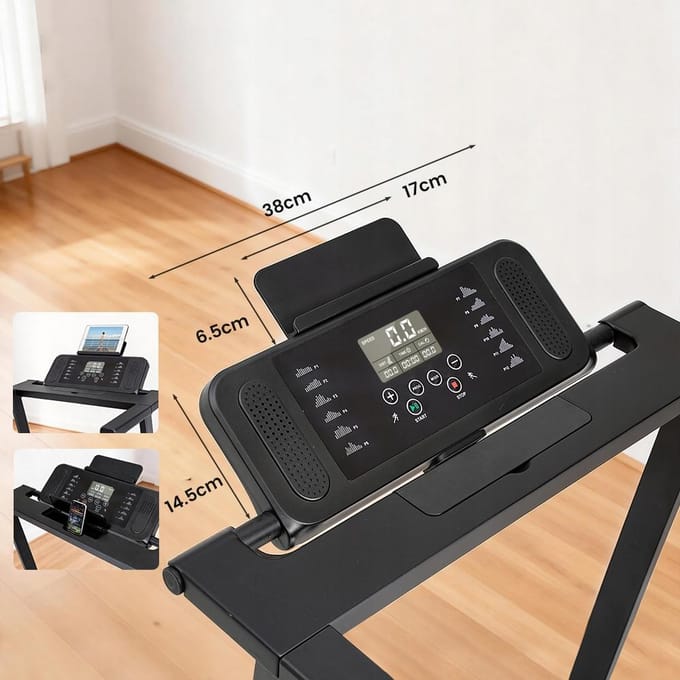 Opvouwbare loopband Home Elektrisch X2NC met app KT-S3 12 km/u GROOT DISPLAY STIL 120 kg 3,5°