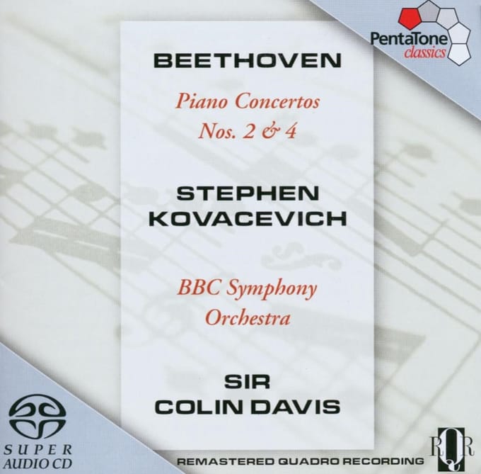 Stephen Kovacevich, BBC Symphony Orchestra, Sir Colin Davis - Beethoven: Piano Concertos Nos. 2 & 4 (SACD)