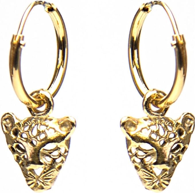 Karma Hoops M1984 -Goldplated Oorringen Panther