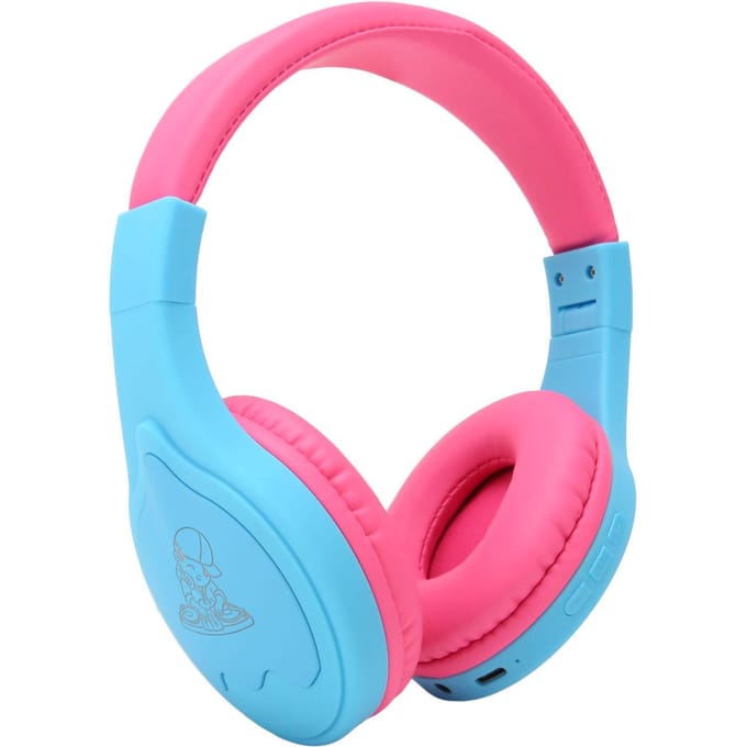 Casque Bluetooth pour enfants, stéréo, réduction du bruit, lumière RVB, pliable, sans fil, avec
