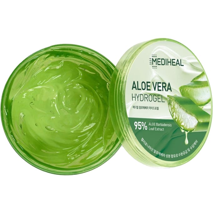 MediHeal Aloe Vera Hydrogel 300g+ RANDOM GIFT green