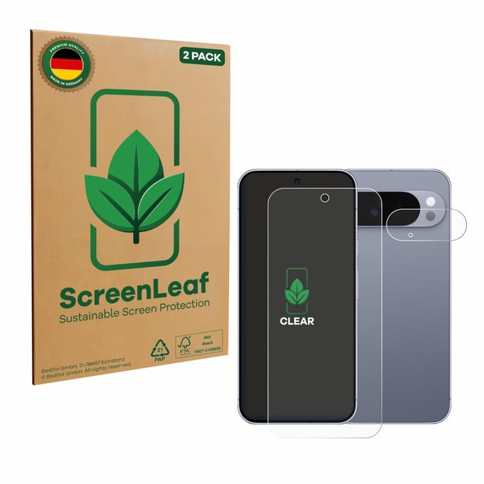 2 Stuks Screenprotector voor Google Pixel 10 Pro XL (Voor+Camera) - Hoogwaardige Beschermfolie transparant
