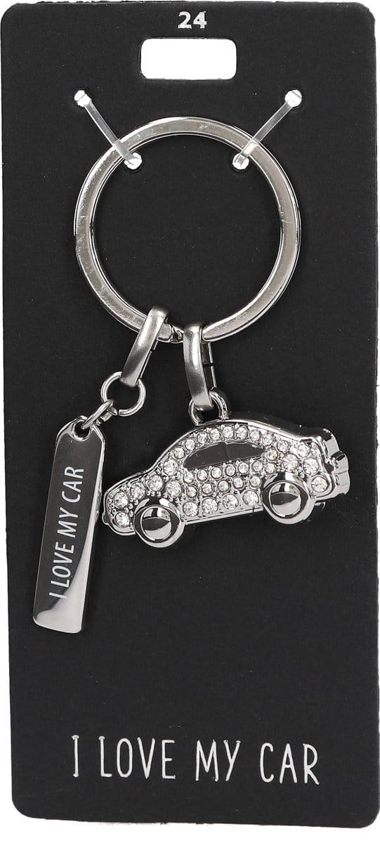 Depesche - Glamour sleutelhanger - mot. 024 - I love my car