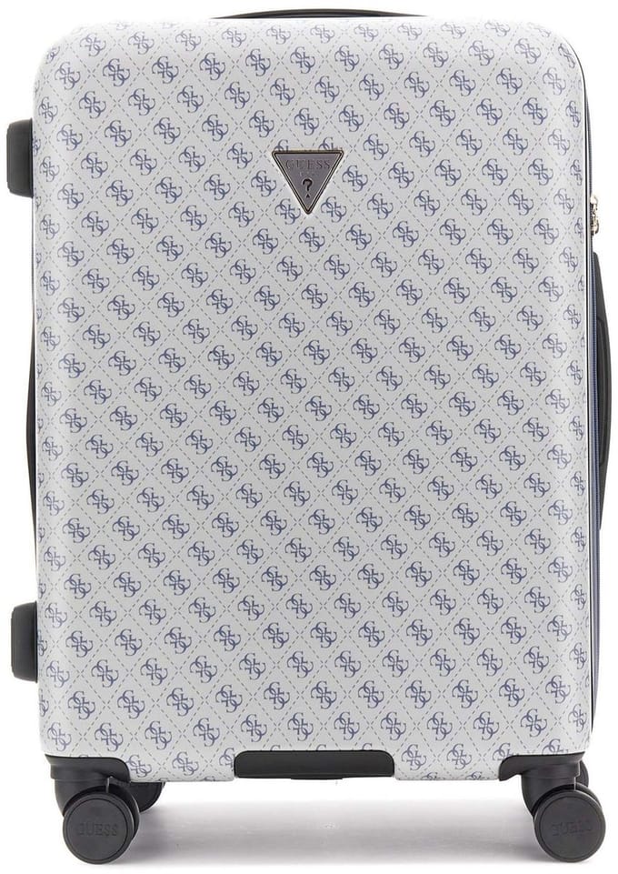 GUESS trolley Jesco 22 In 8-Wheeler Exp. Slate Logo Lichtgrijs 64cm