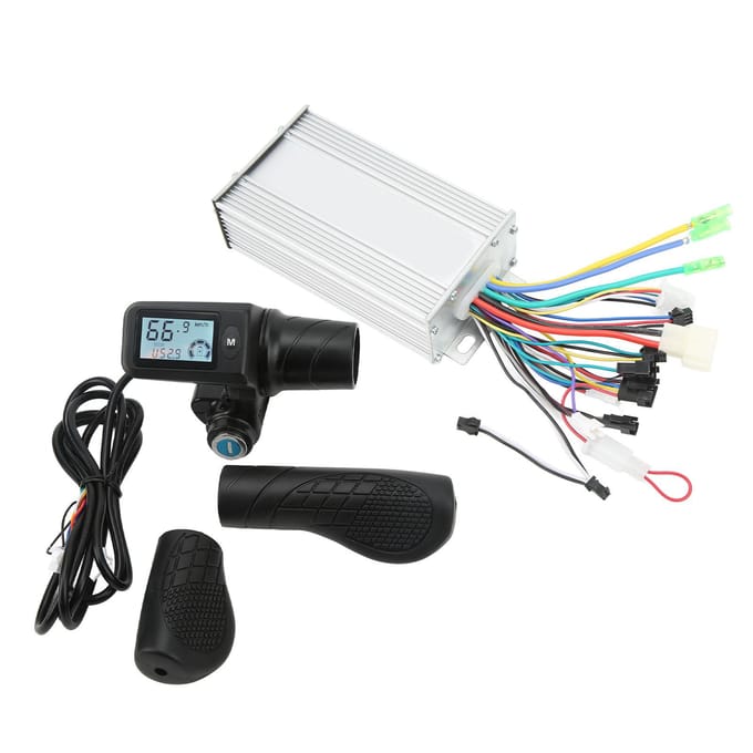 36V 48V 500W Elektrische Fiets Controller Kit Motorcontroller met 805 Half Gashendel LCD-paneel gray