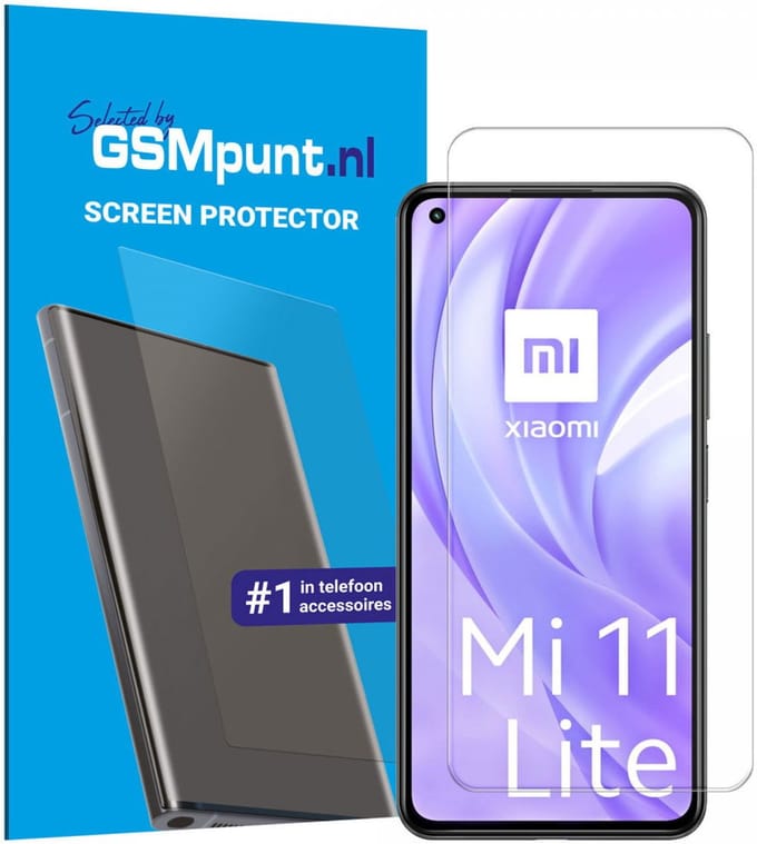Xiaomi Mi 11 Lite 4G Tempered Glass Case Friendly Screenprotector