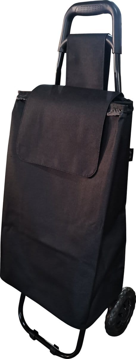 Medmotion® Boodschappentrolley / boodschappenwagen Met Wielen – Max 20kg - Basic Zwart