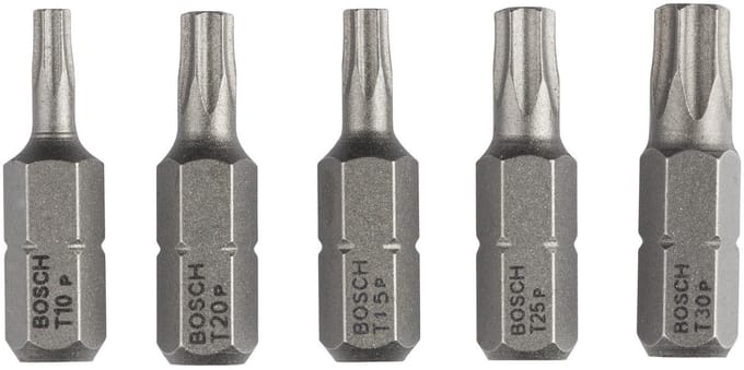 Bosch - BITSETXH-TORS/T10.T15.T20.T25.T30/ - 5 stuks
