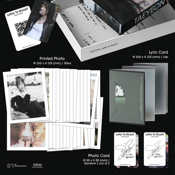 TAEYEON - Lettre à moi-même (Moi-même Ver.) (Album intelligent) black