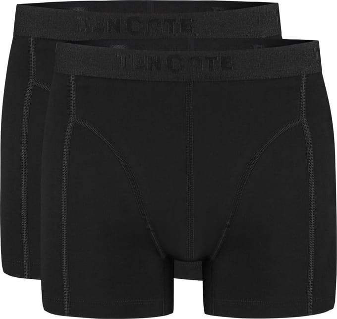 Ten Cate Basics shorts zwart 2-pack voor Heren | Maat L
