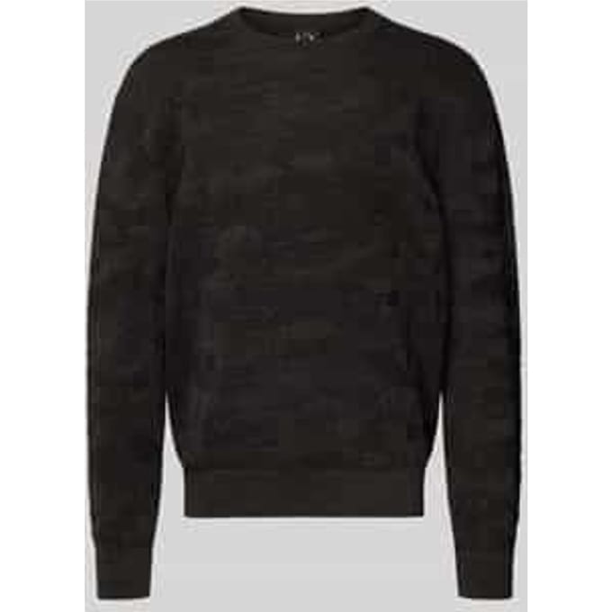 Gebreide pullover met ribboorden