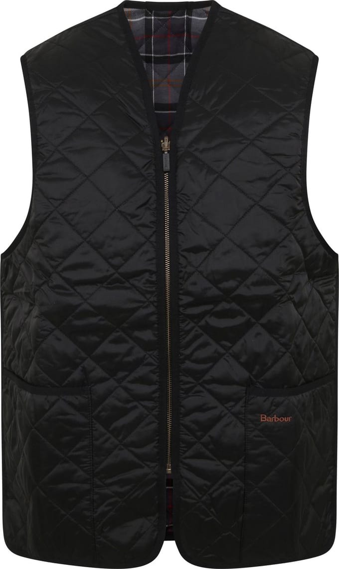 Barbour Voering Quilted Zip-in Zwart - Maat 46 - Heren - Binnenjas