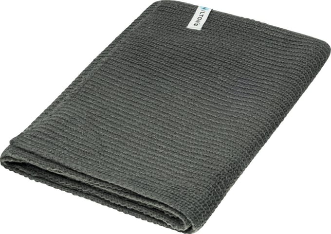 Grof Gebreide sjaal - 160 x 25 cm - Donkergrijs