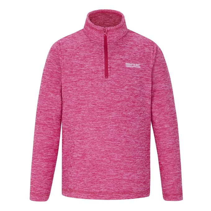 Kinderfleece met halve rits Regatta Hot Shot Marl