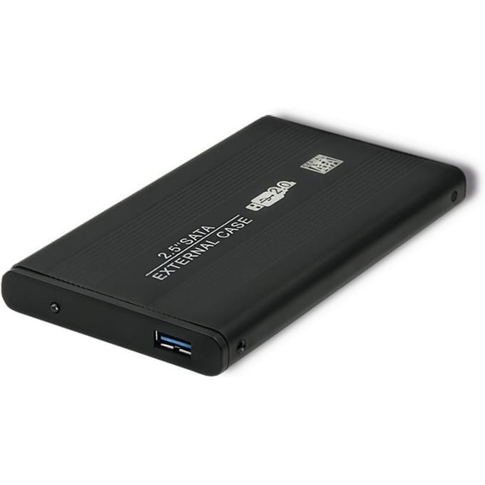 Qoltec aluminium HDD/SSD-behuizing/pocket 2,5 "SATA3 |   USB 2.0 |   Zwart