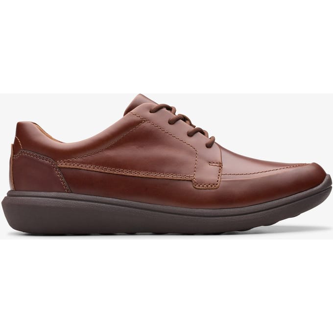 Watchet Kanten Donkerbruin Leren Schoenen