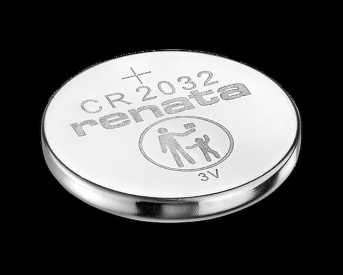 Renata CR2032 - Knoopcelbatterij - Lithium 3V - 225mAh