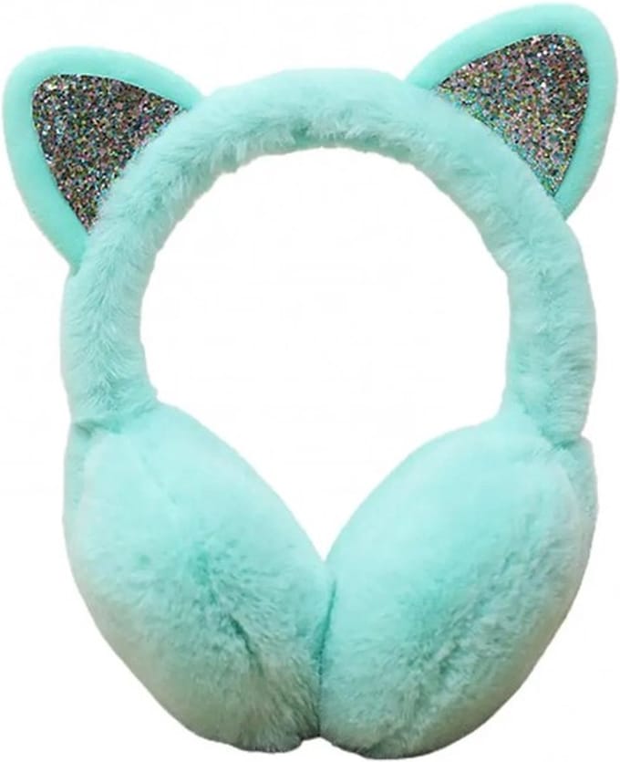Go Go Gadget - Winter Warm - Pluche - Katten Oortjes - Mintgroen