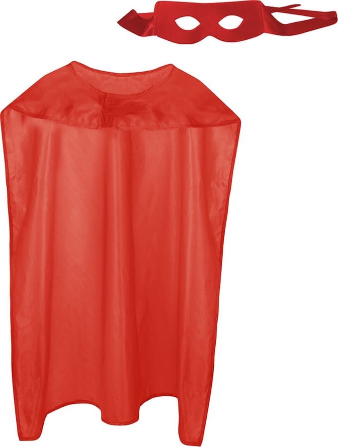 Boland - Set Hero rood Rood - Volwassenen - Unisex - Superheld - Superheld
