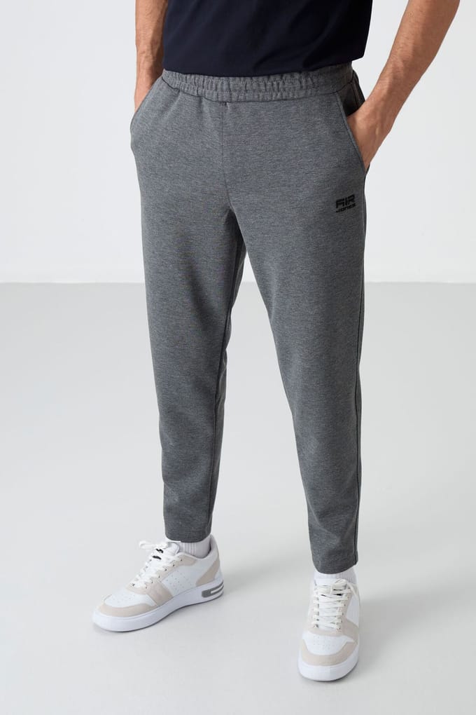 Heren Polyester Regular-fit Joggingbroek